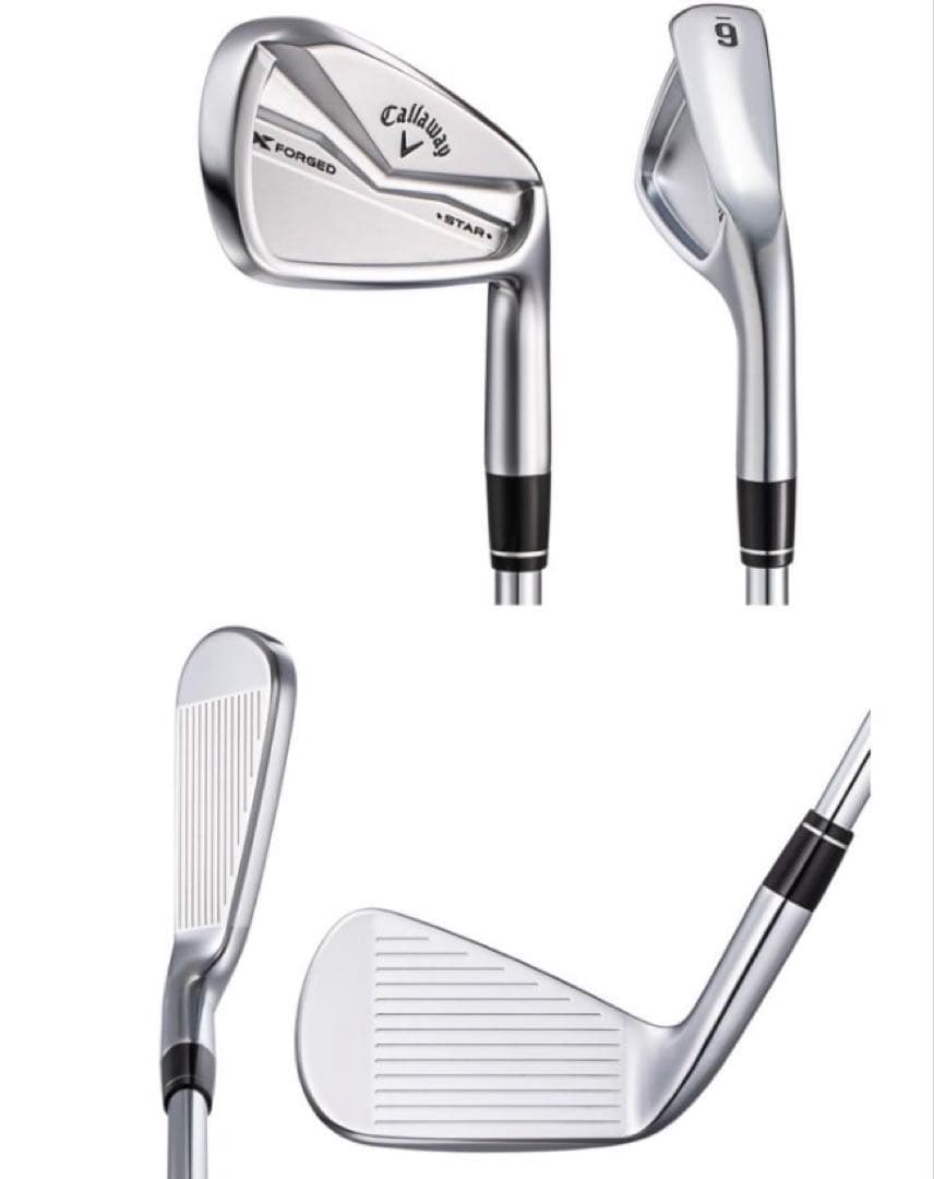 美品キャロウェイエックスフォージド スター アイアンモーダスシャフト6本セット