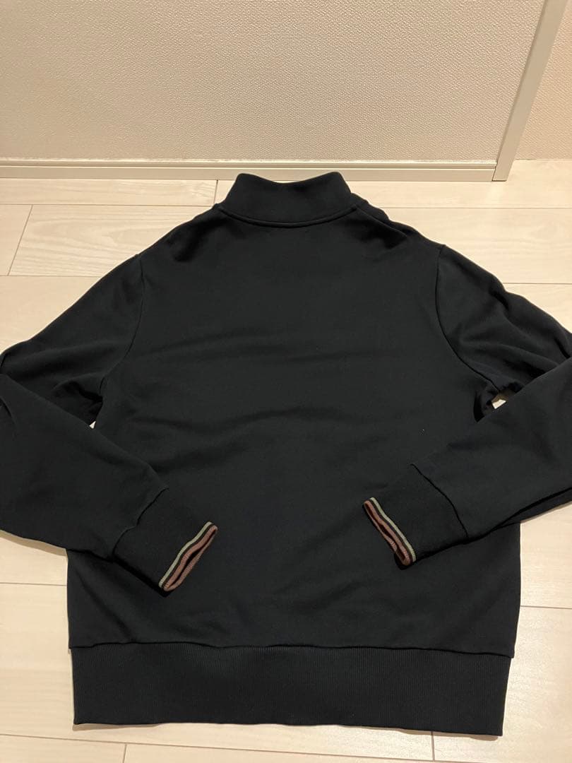 FRED PERRY ネイビー ハーフジップ トレーナー L