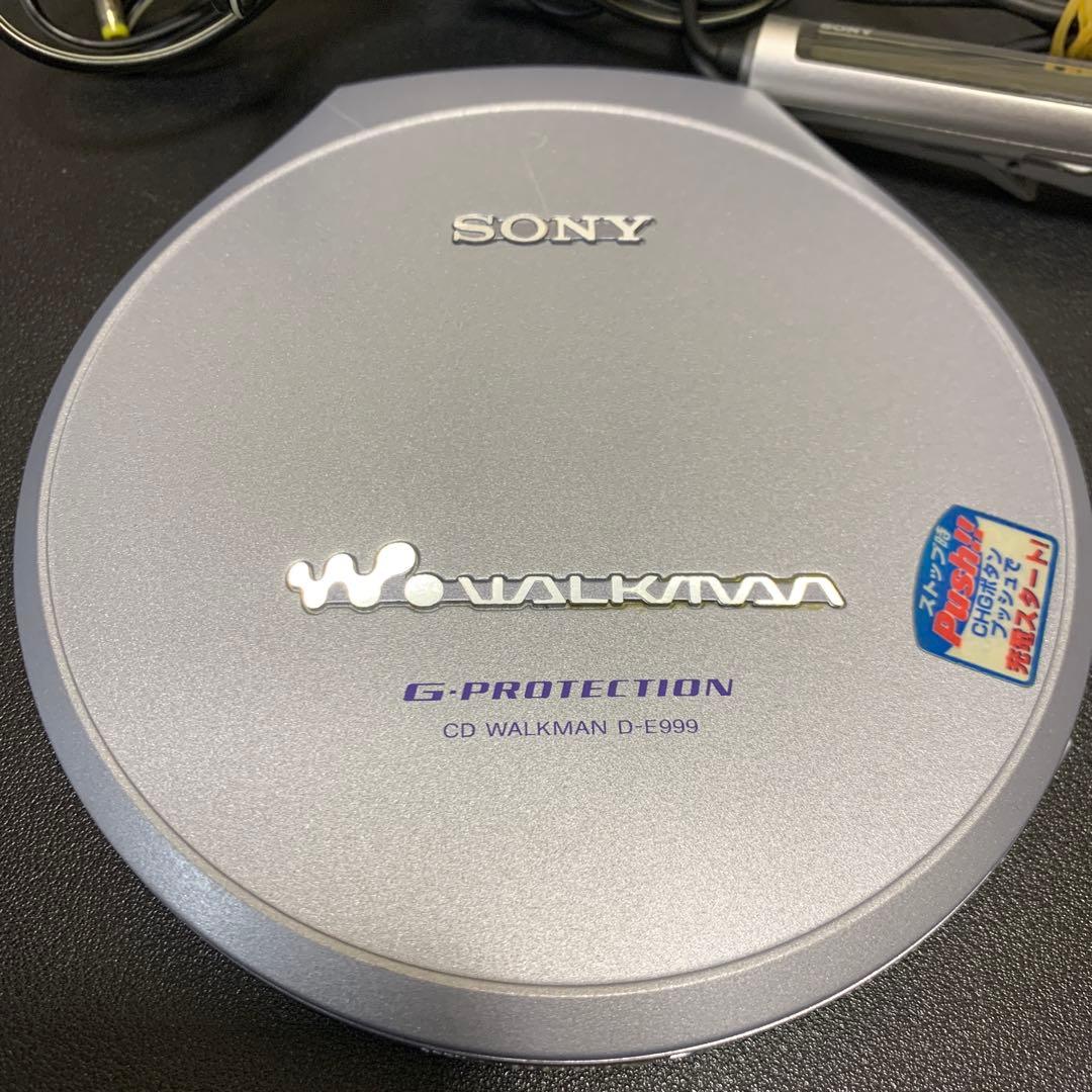 SONY WALKMAN ポータブルCDプレイヤー D-E999 動作確認済み