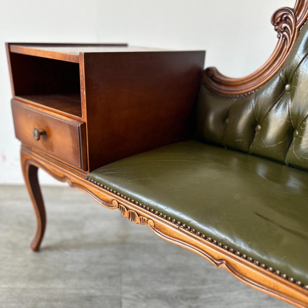 イギリス アンティーク家具 テレフォンベンチ 1960年頃 954A