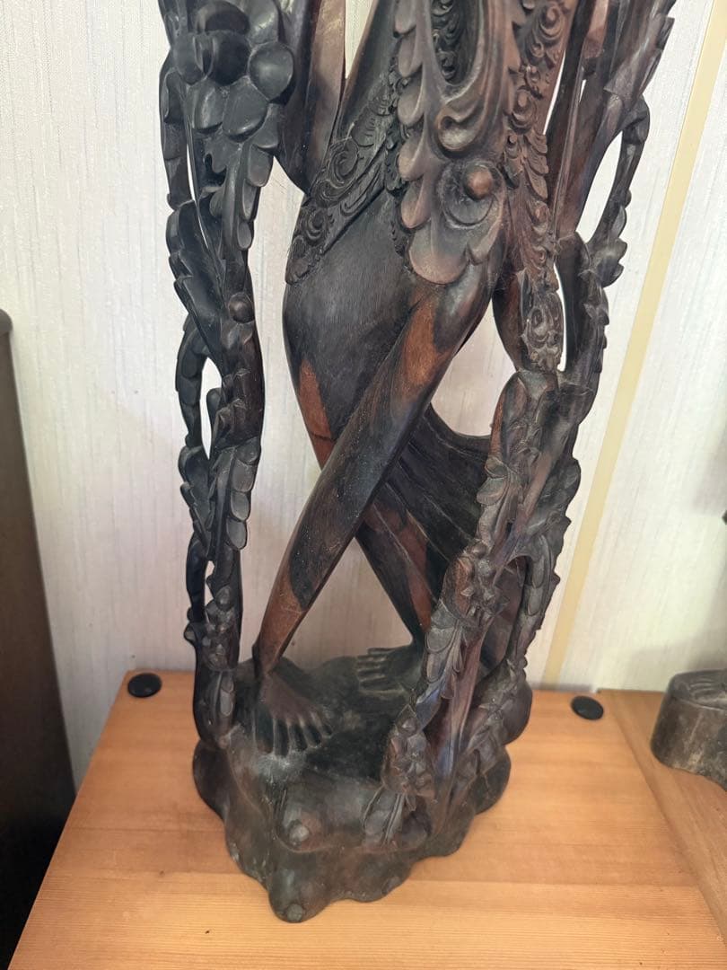 アジア雑貨　インド　置物　神様　レトロ雑貨　木彫り　仏　セット売　ヴィンテージ品