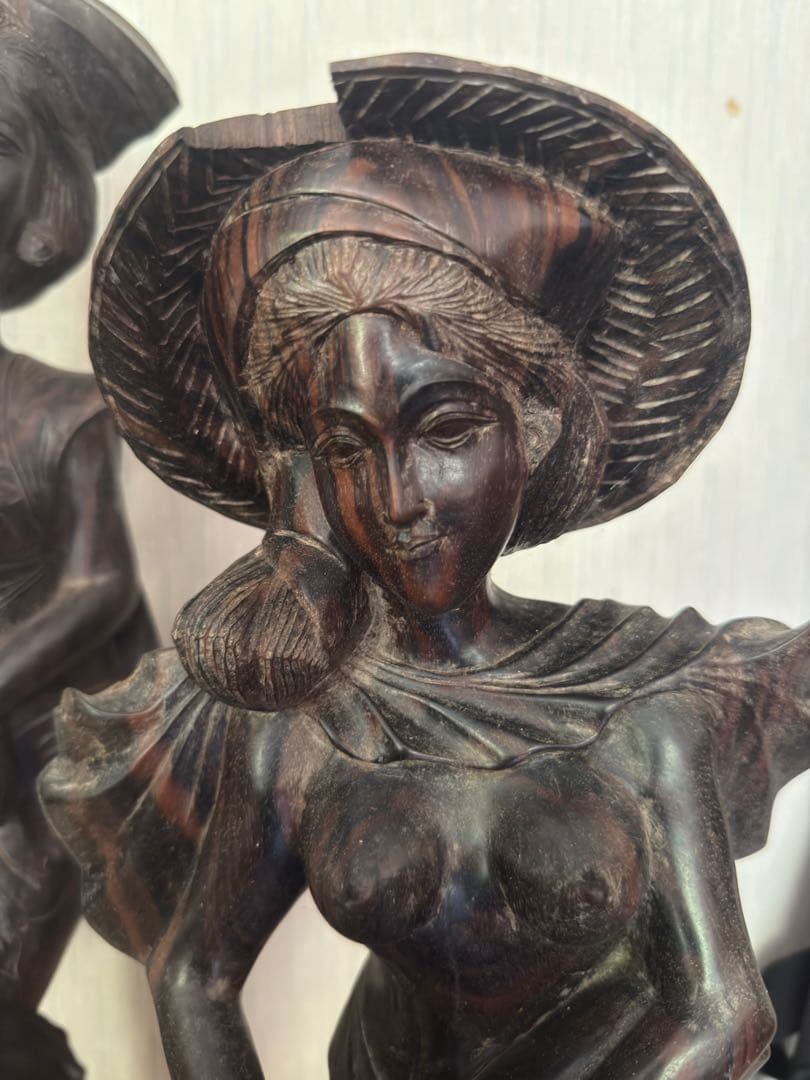 アジア雑貨　インド　置物　神様　レトロ雑貨　木彫り　仏　セット売　ヴィンテージ品