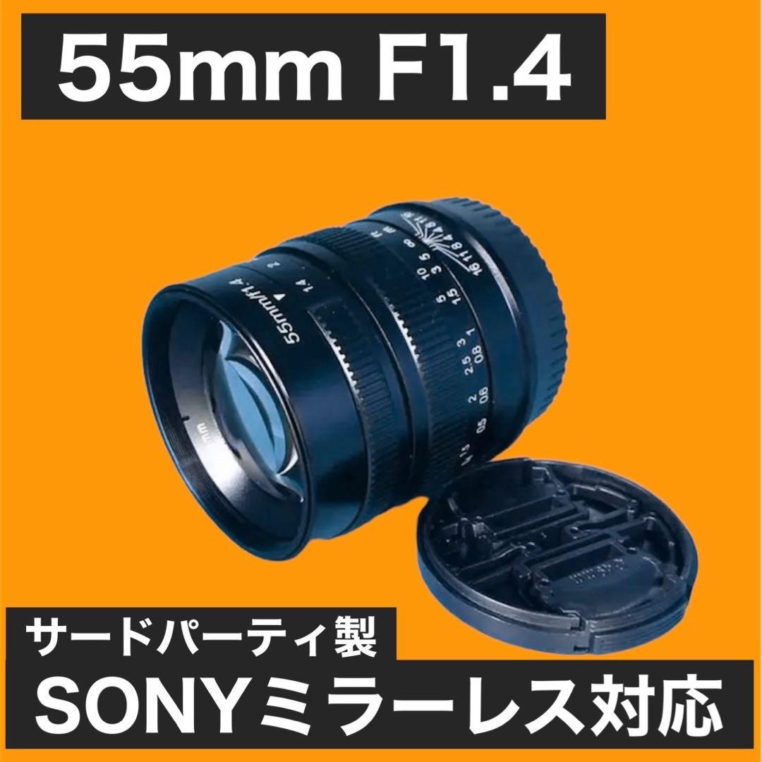 SONYミラーレス用単焦点レンズ55mm F1.4 ボケ味最高！サードパーティ製