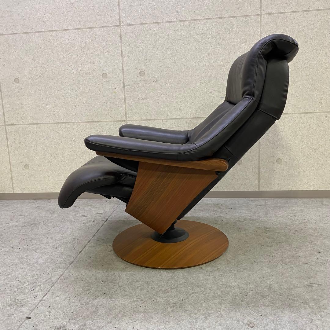 【美品】カリモク ザ・ファースト RU74 リクライナー RU02 オットマン