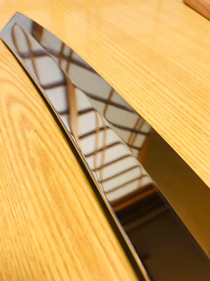 値下げ可★鏡面★反り有り★刃幅広仕様★切付柳刀包丁★尺一★新品未使用