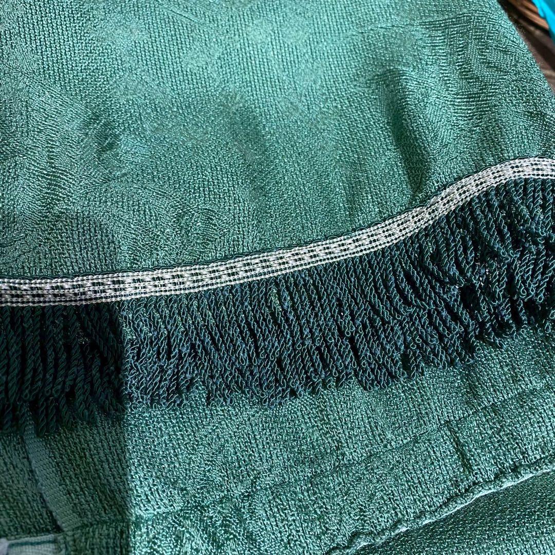 カーテン セット 緑 グリーン インテリア 昭和レトロ