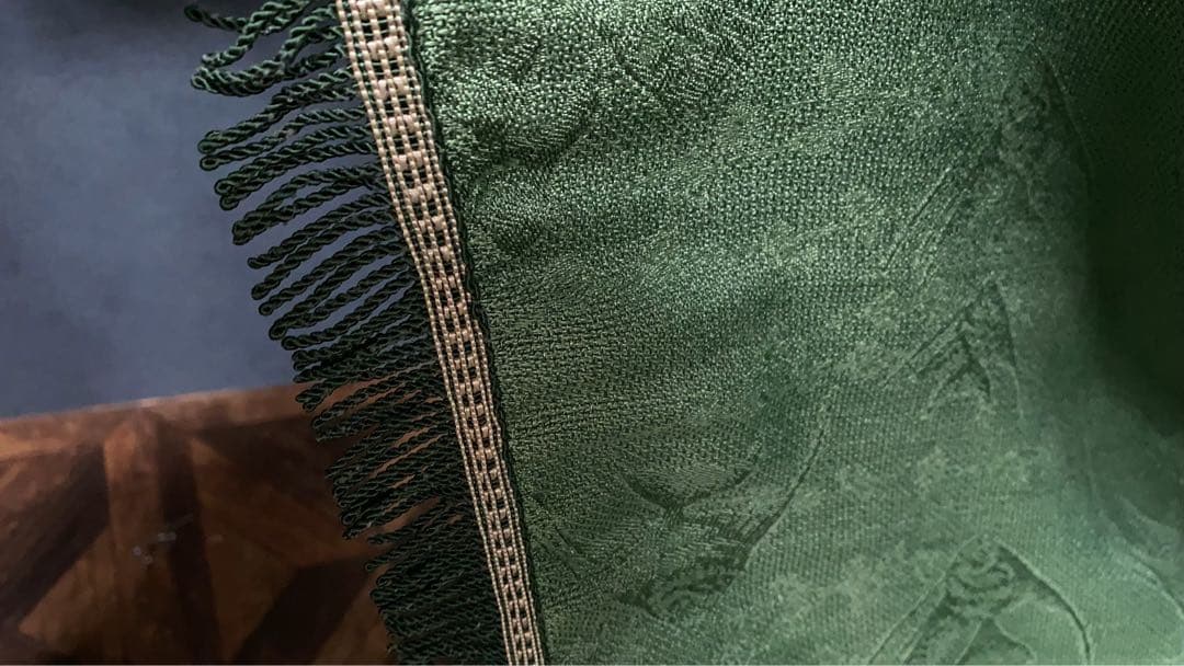 カーテン セット 緑 グリーン インテリア 昭和レトロ