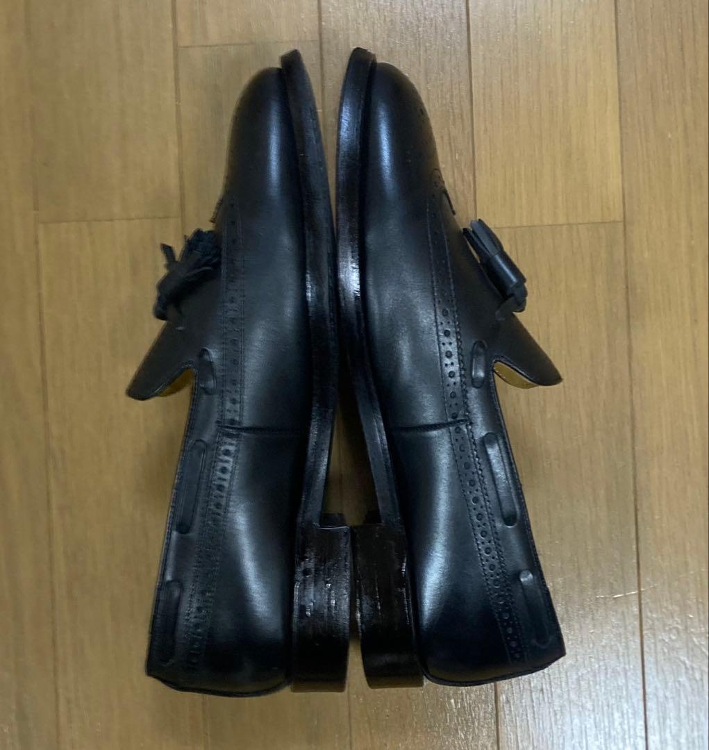 REGAL リーガル ウィングタッセルローファー ブラック レザー 26EEE