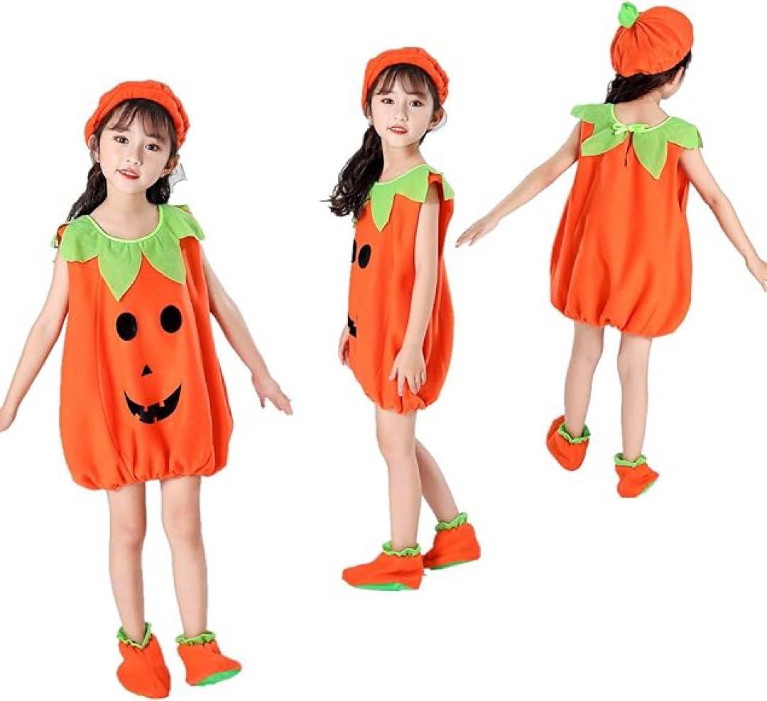 ハロウィン衣装 子供 かぼちゃ ハロウィン コスプレ ベビー