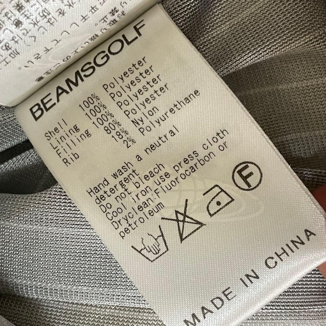 ビームスゴルフ 中綿ブルゾン　サイズL