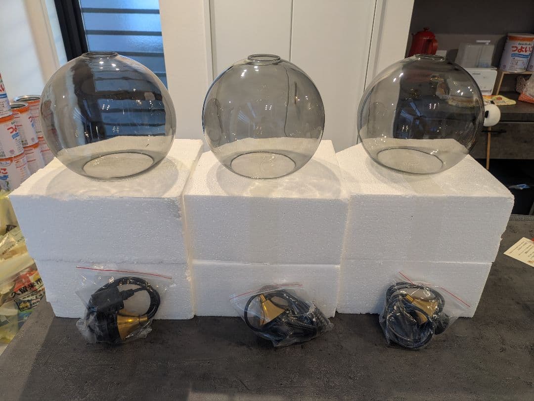 ペンダントライト新品3灯セット