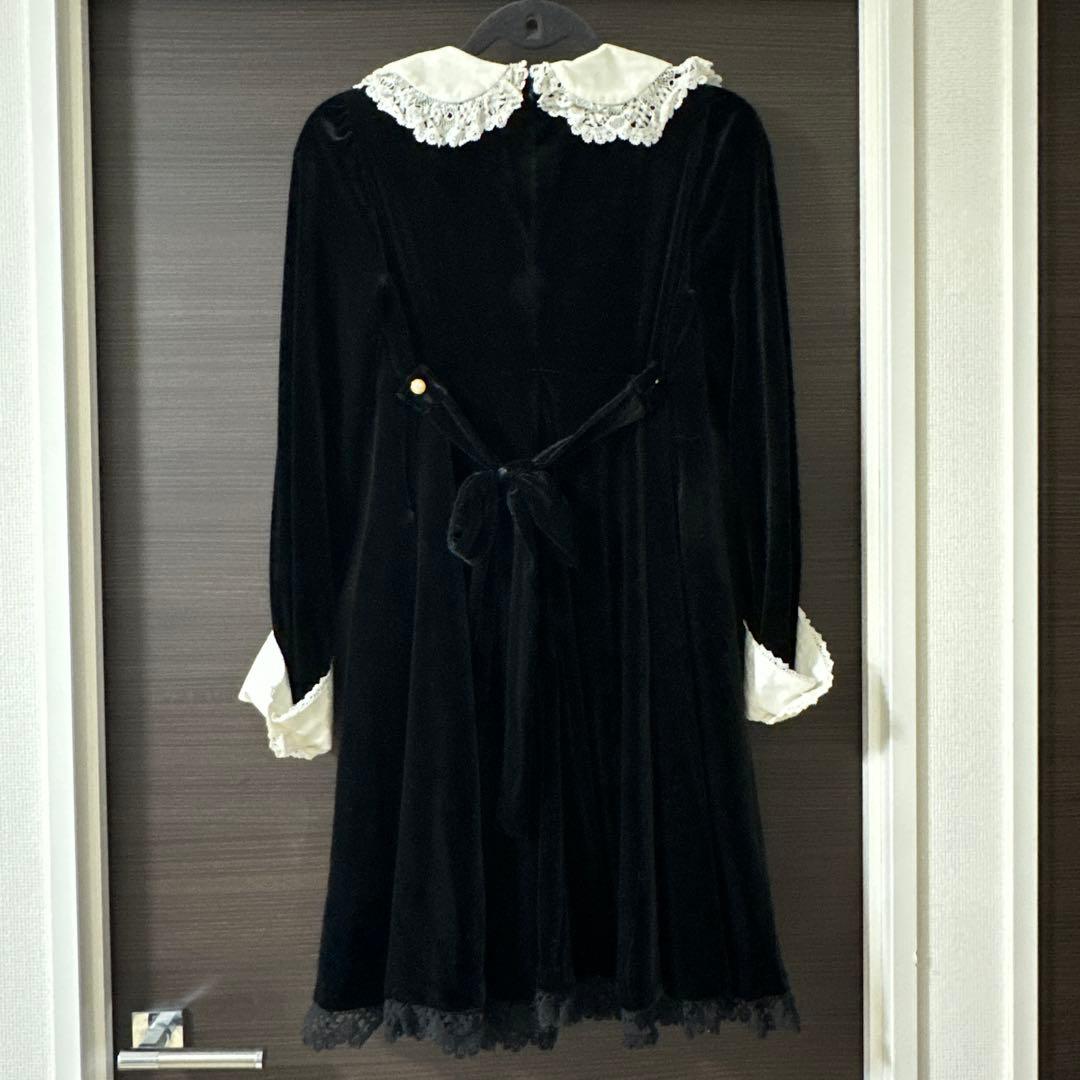 d*2様 Angelic Pretty ベロアワンピース リボンカチューシャ セ