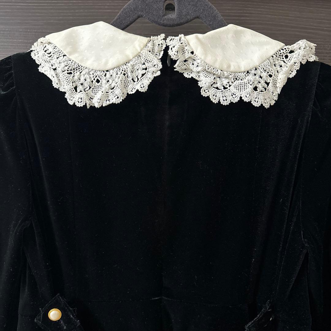 d*2様 Angelic Pretty ベロアワンピース リボンカチューシャ セ