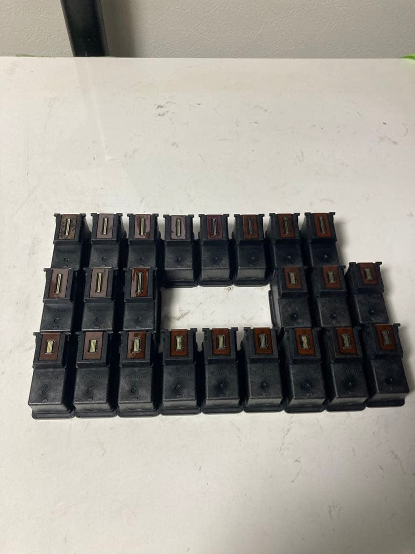 【使用済み】Canon プリンター 純正インクカートリッジ 74個セット