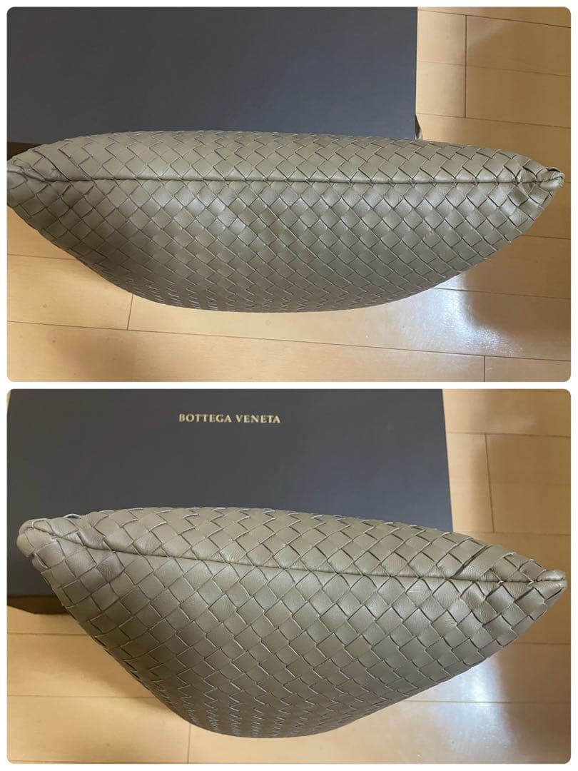 BOTTEGA VENETA イントレチャートクッション　レア　ブラウン系　美品