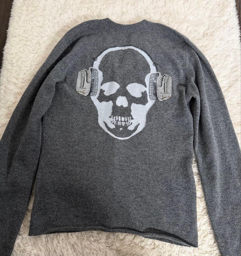 ルシアンペラフィネ正規品 カシミヤニット スカルセーター　vネックカーディガン