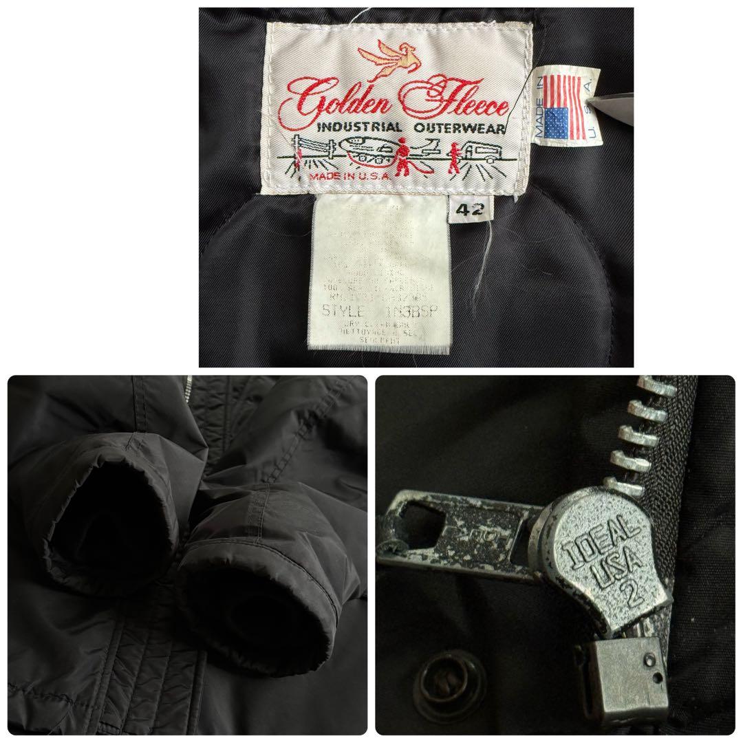 【USA製/希少XL】SPIEWAK N-3B ミリタリージャケット 黒 42