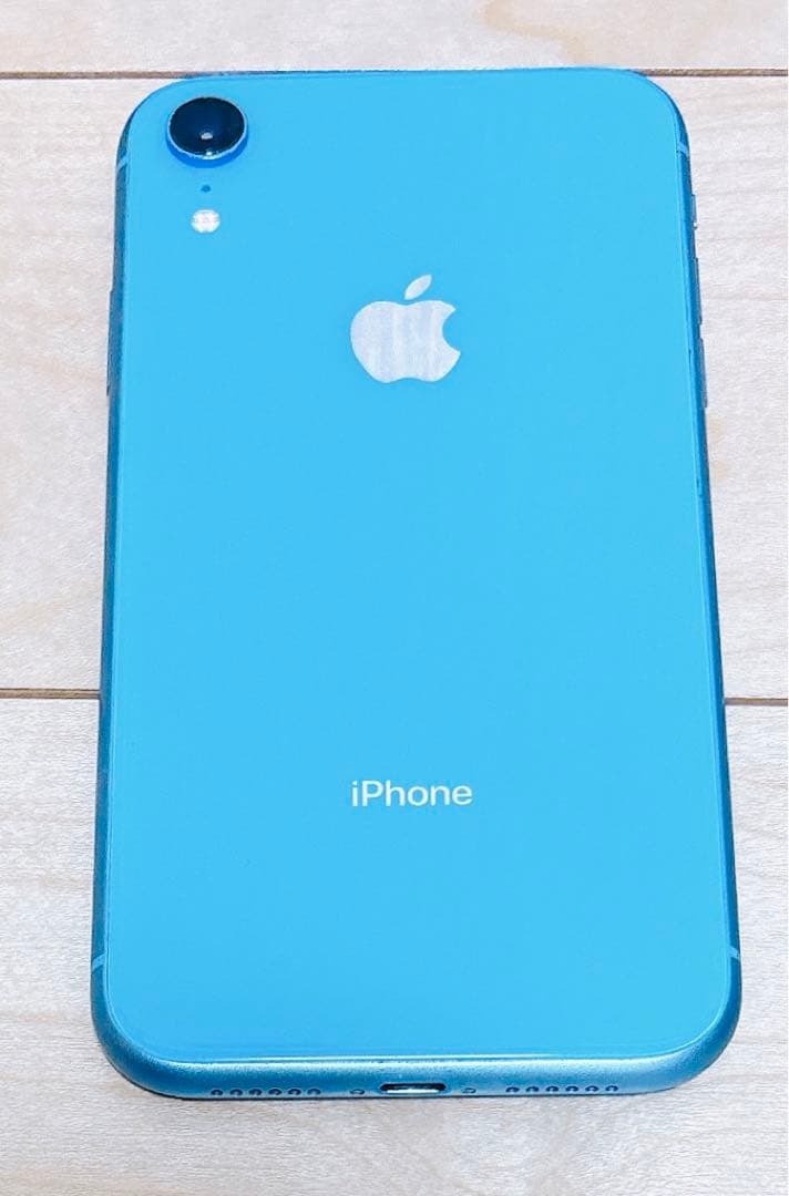 傷有り⚠︎送料込み◎匿名配送◎ iPhone XR 256GB ブルー 付属品あり