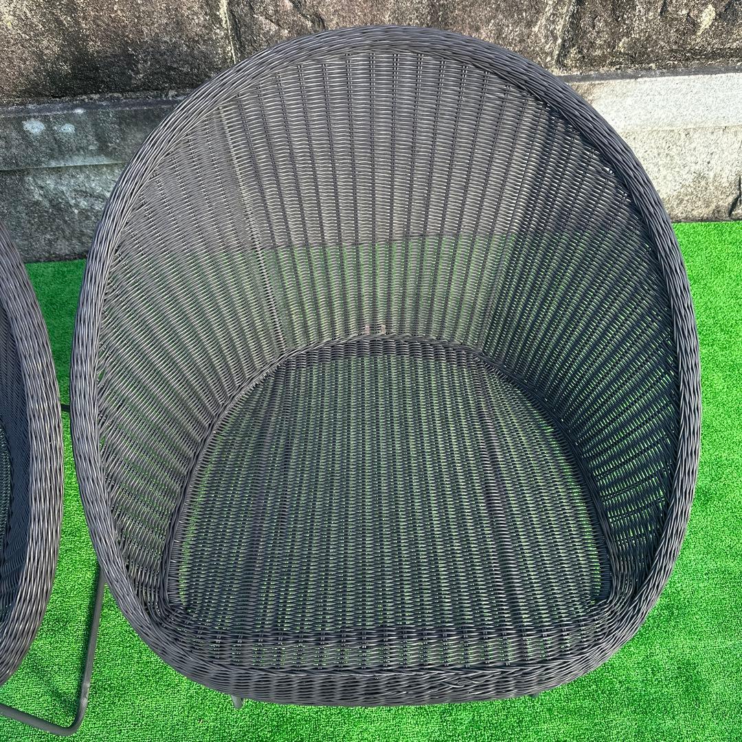 イタリア製 emu エミュー ガーデンチェア 西洋家具　2脚セットiso※