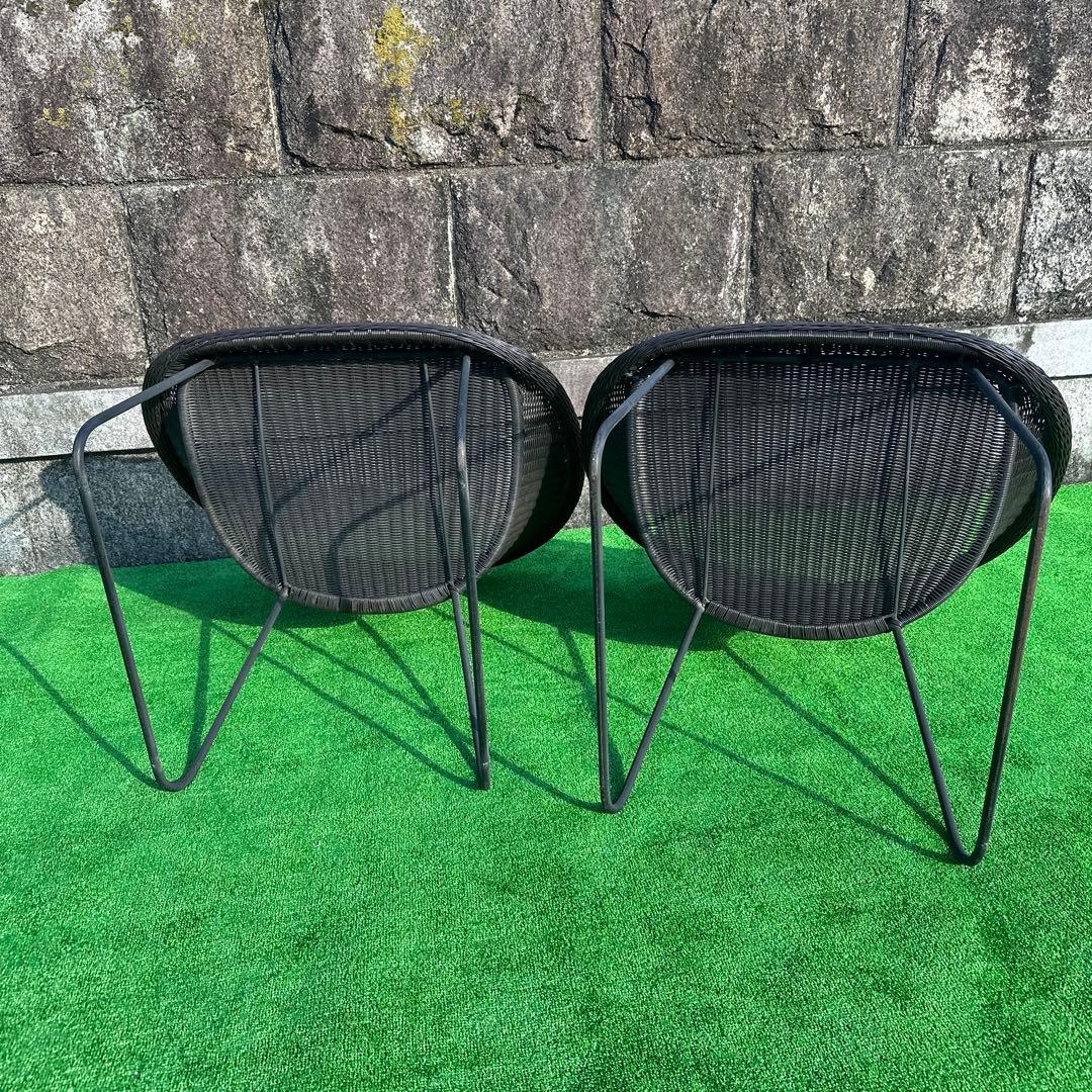 イタリア製 emu エミュー ガーデンチェア 西洋家具　2脚セットiso※