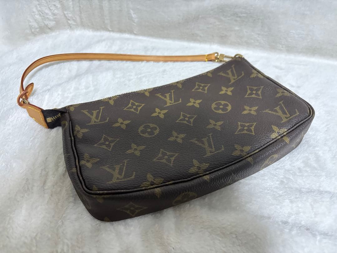 【美品】ルイヴィトン モノグラム ポシェット アクセソワール アクセサリーポーチ