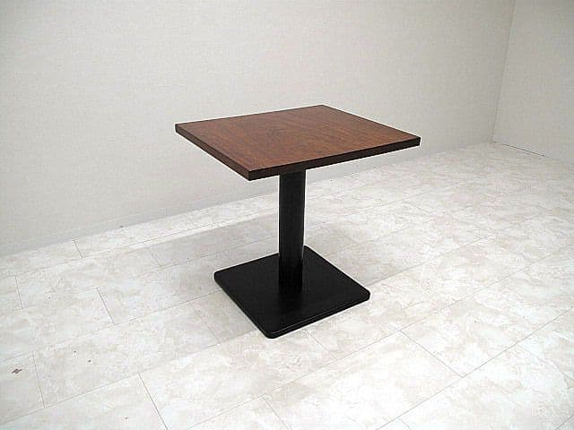 アフリカンローズウッド無垢材カフェテーブル 　1枚板サイドテーブル ブビンガ