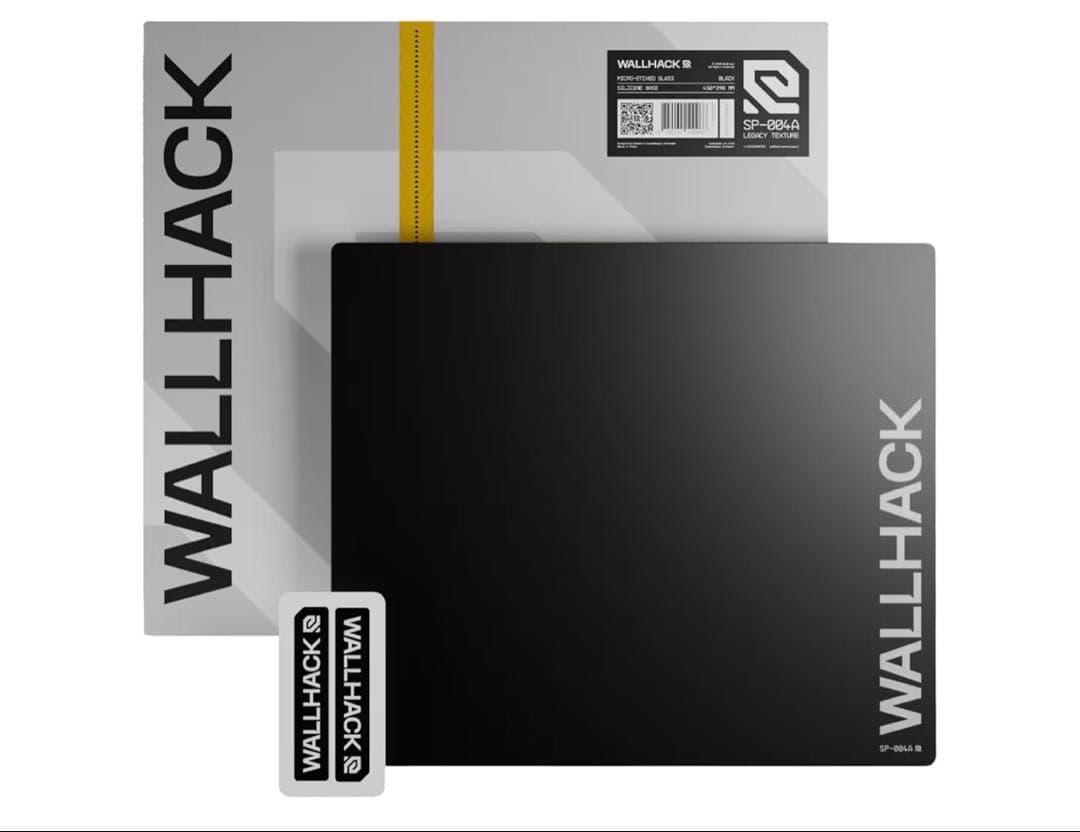 美品　wallhack sp-004 ガラスマウスパッド