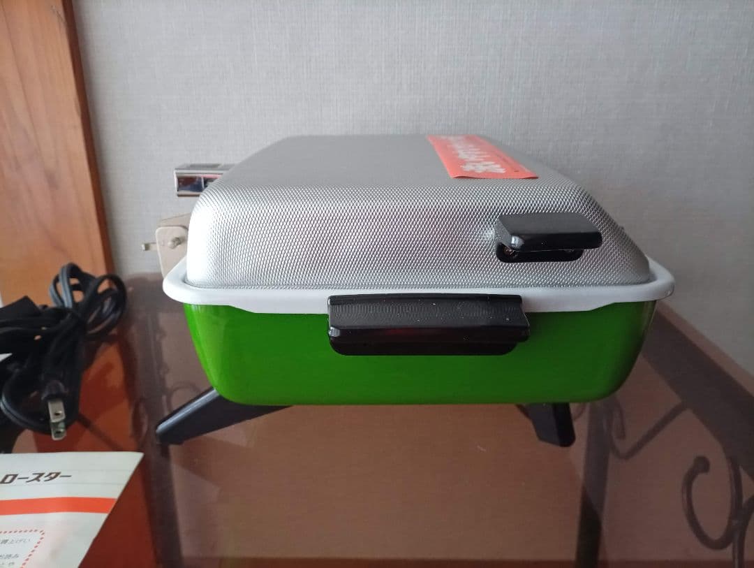 SANYO ホームロースター グリーン 電気グリル コンロ レトロビンテージ