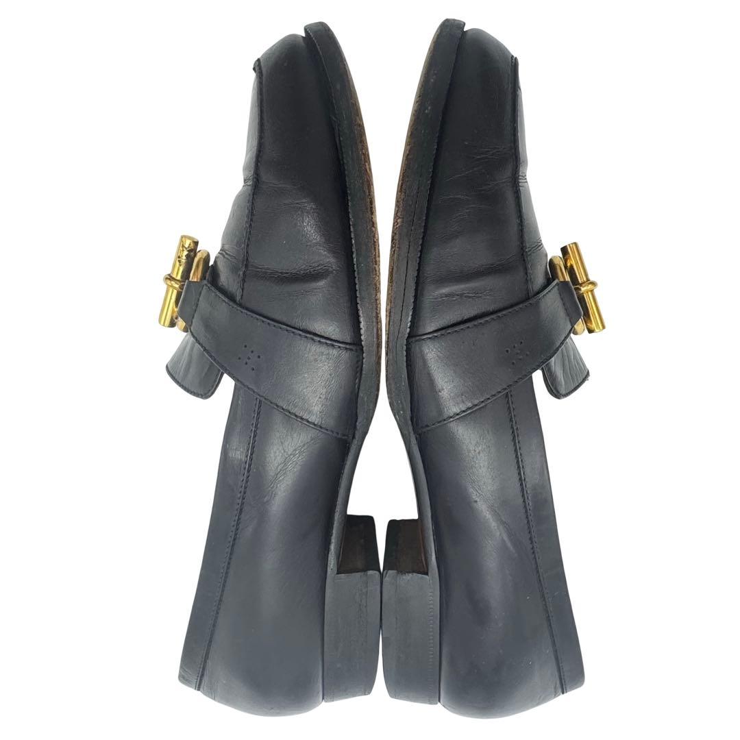 HERMES エルメス シェーヌダンクル ローファー 約23.5cm レディース