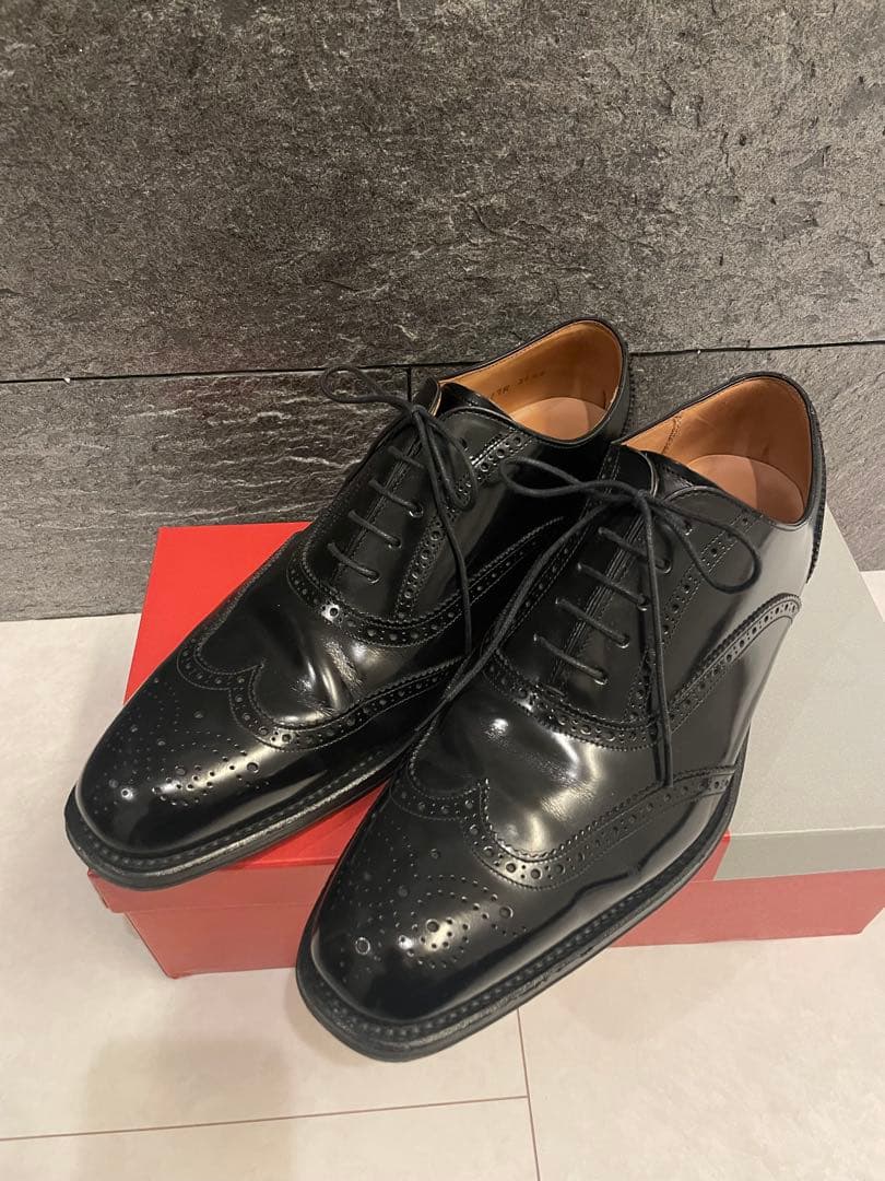 【超美品】 REGAL 717R ウイングチップ 内羽根26.5EEE