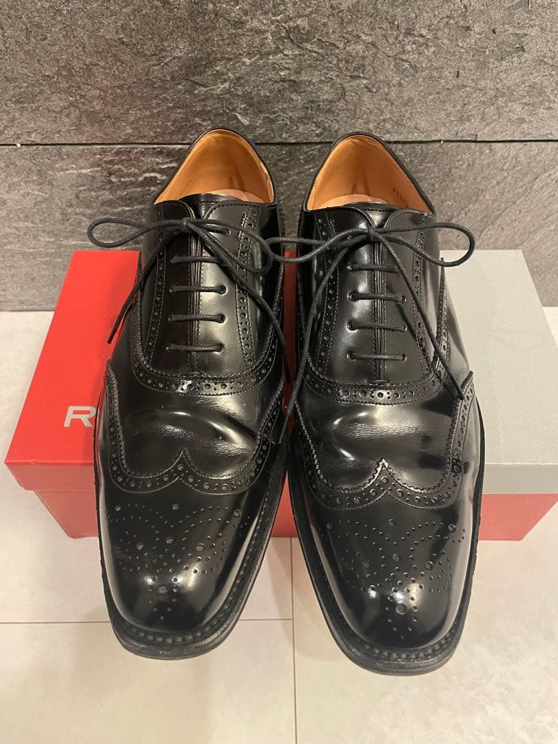 【超美品】 REGAL 717R ウイングチップ 内羽根26.5EEE