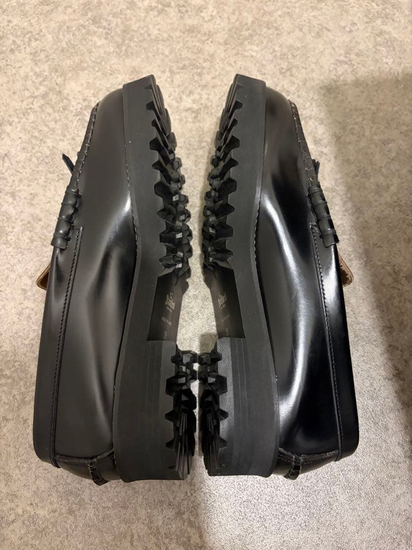 The Kenford Fineshoeタンクソールキルトタッセル ローファー