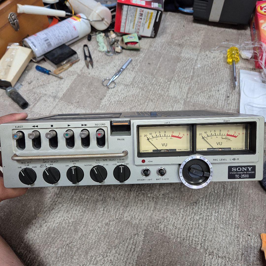 SONY TC-2500 カセットプレーヤー