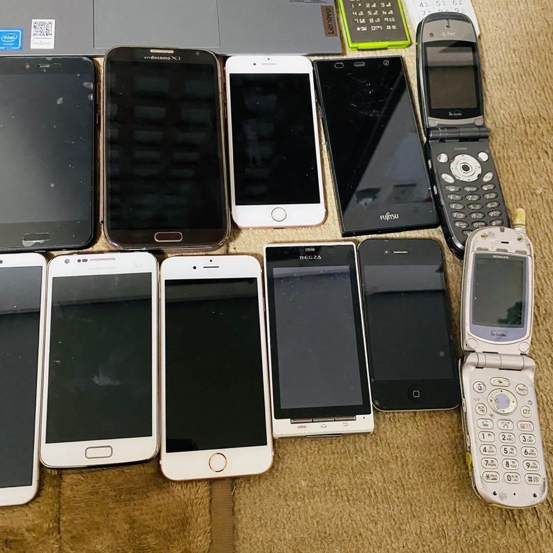 iPhone スマホ　タブレット　まとめ　セット　ガラケー　パーツ取り　ジャンク