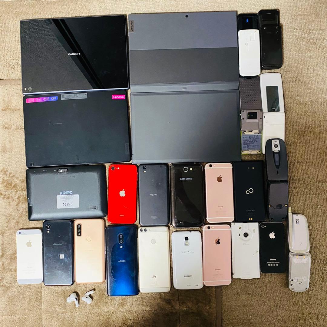 iPhone スマホ　タブレット　まとめ　セット　ガラケー　パーツ取り　ジャンク