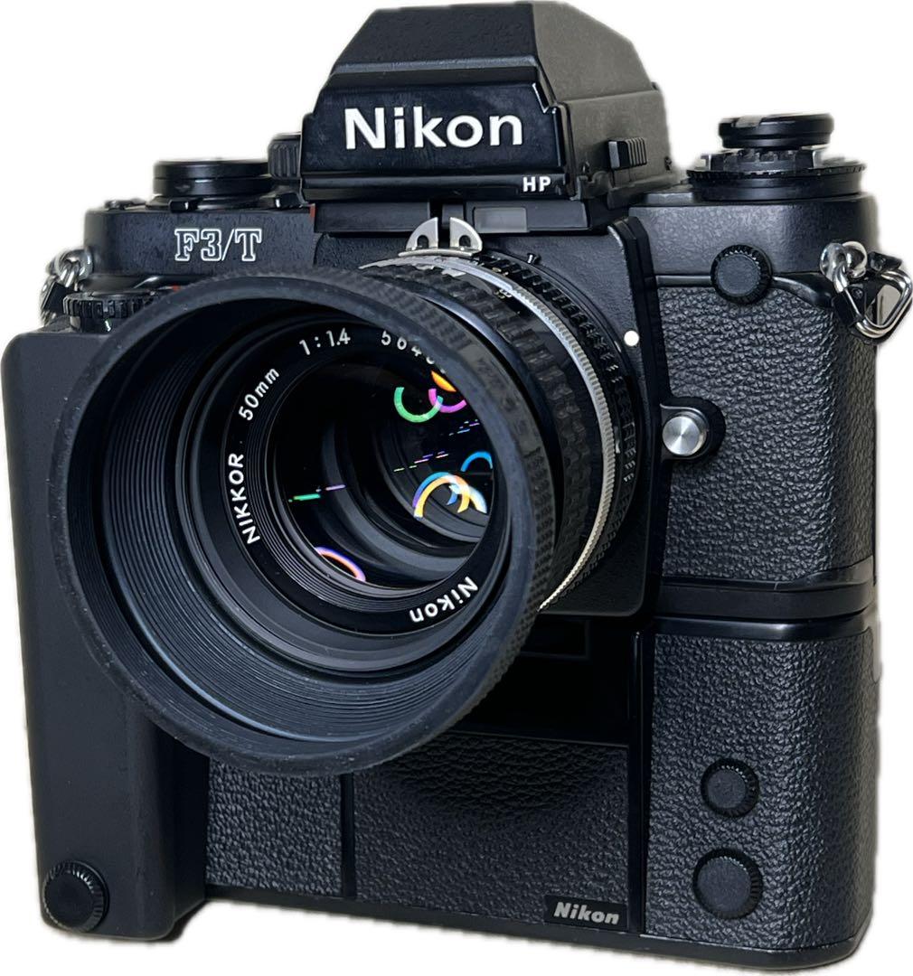 Nikon F3/Tチタンブラック+MD-4+NIKKOR 50mm1:1.4
