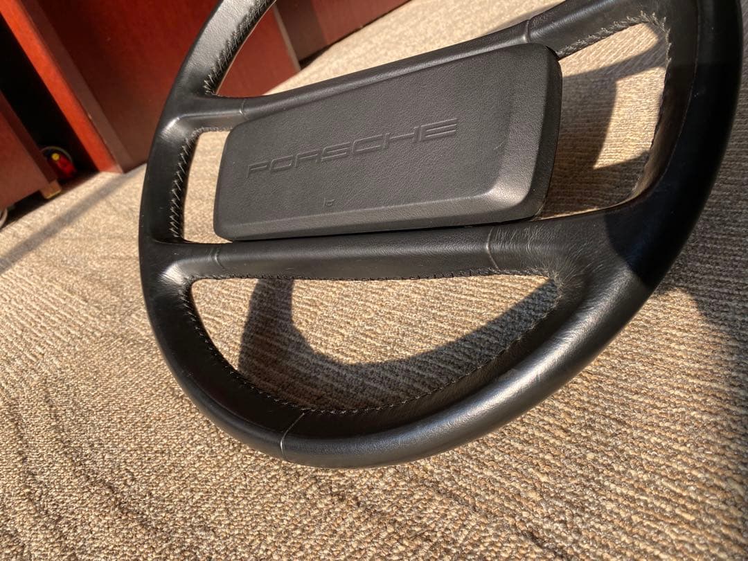 (超美品)PORSCHE911 964カレラ2 純正ステアリング1990年式