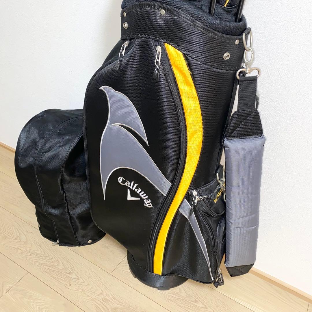 送料込キャロウェイ メンズ用ゴルフクラブ フルセット☆初心者S右キャディバッグ付