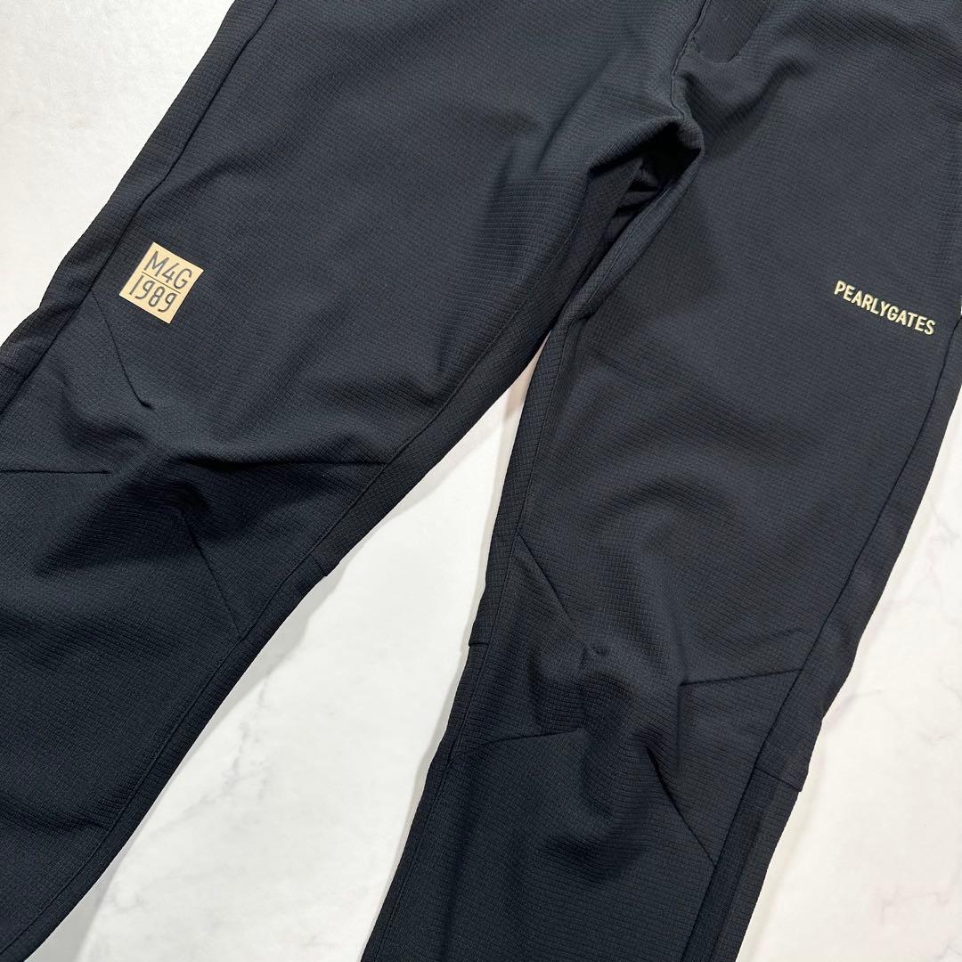 未使用級2024年◎パーリーゲイツ TEXBRID ストレッチパンツ 腰ロゴ 4