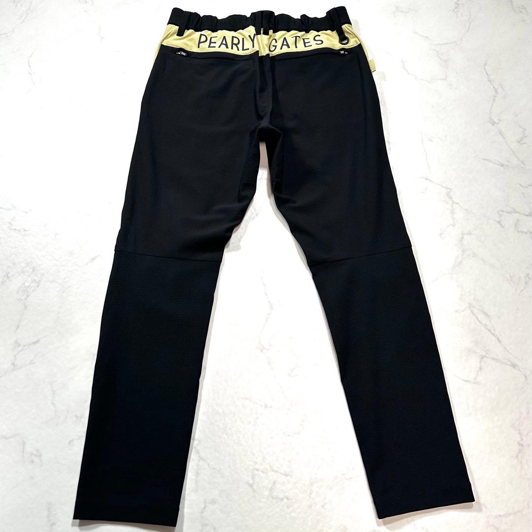 未使用級2024年◎パーリーゲイツ TEXBRID ストレッチパンツ 腰ロゴ 4
