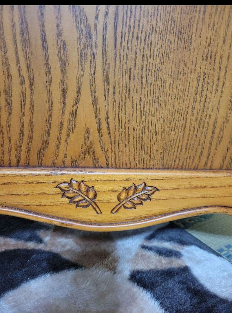 木製 カントリー テーブル 座卓 麦穂