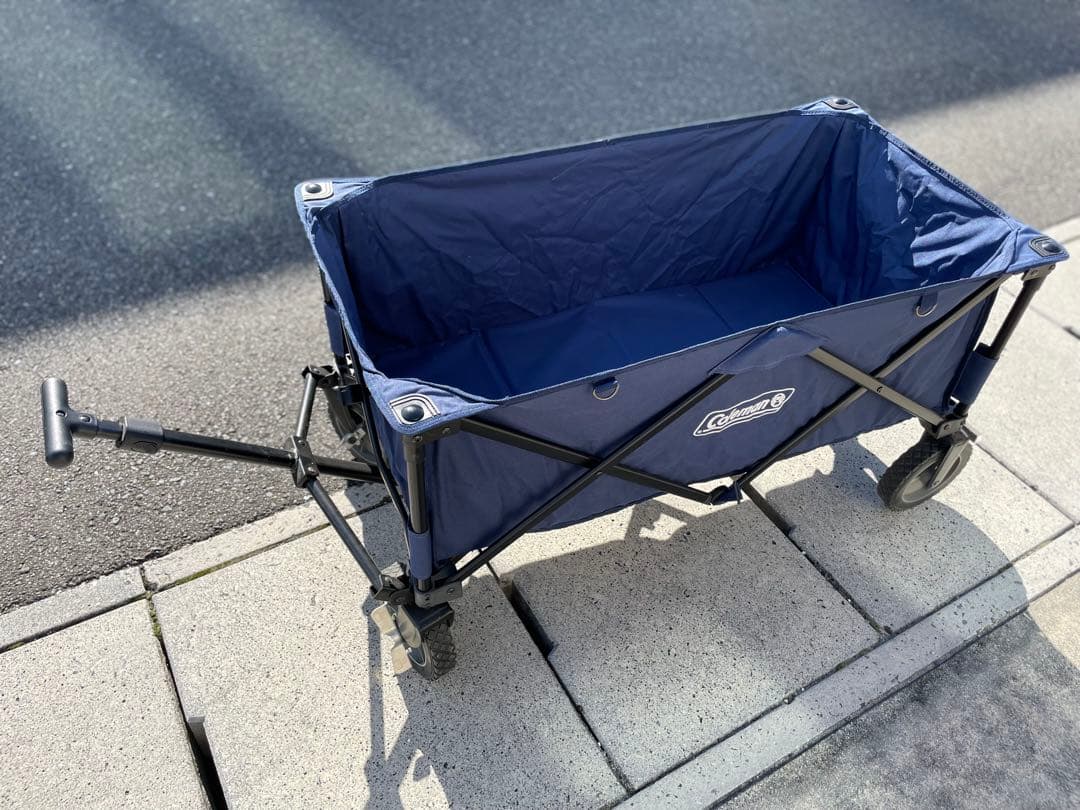 Coleman 折りたたみキャリーカート ネイビー