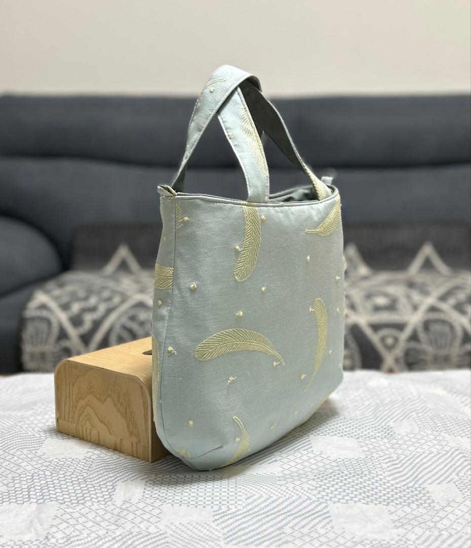 ハンドメイド ミナペルホネン featherdance コロりんトート