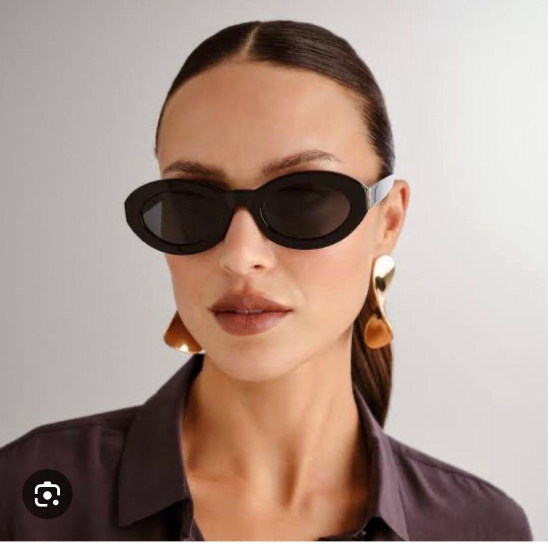 【SAINT LAURENT/サンローラン】オーバル サングラス SLM136