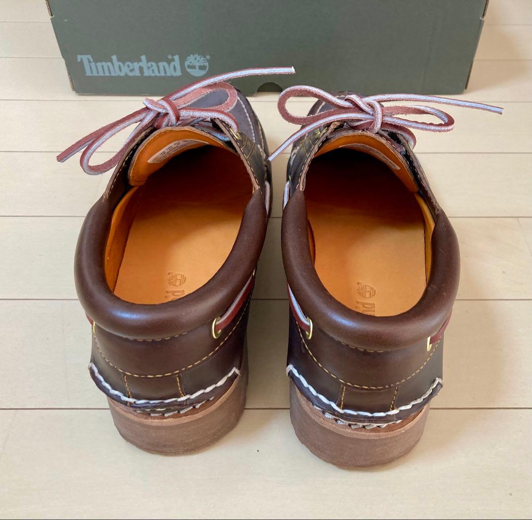 【ほぼ新品】Timberland ティンバーランド 3アイレット ラグブラウン