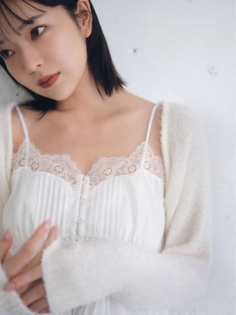 ボレロ×レースキャミセットアップ　スナイデル　SNIDEL ホワイト