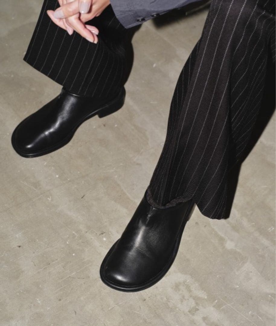 靴 Slide Leather Shoes 38