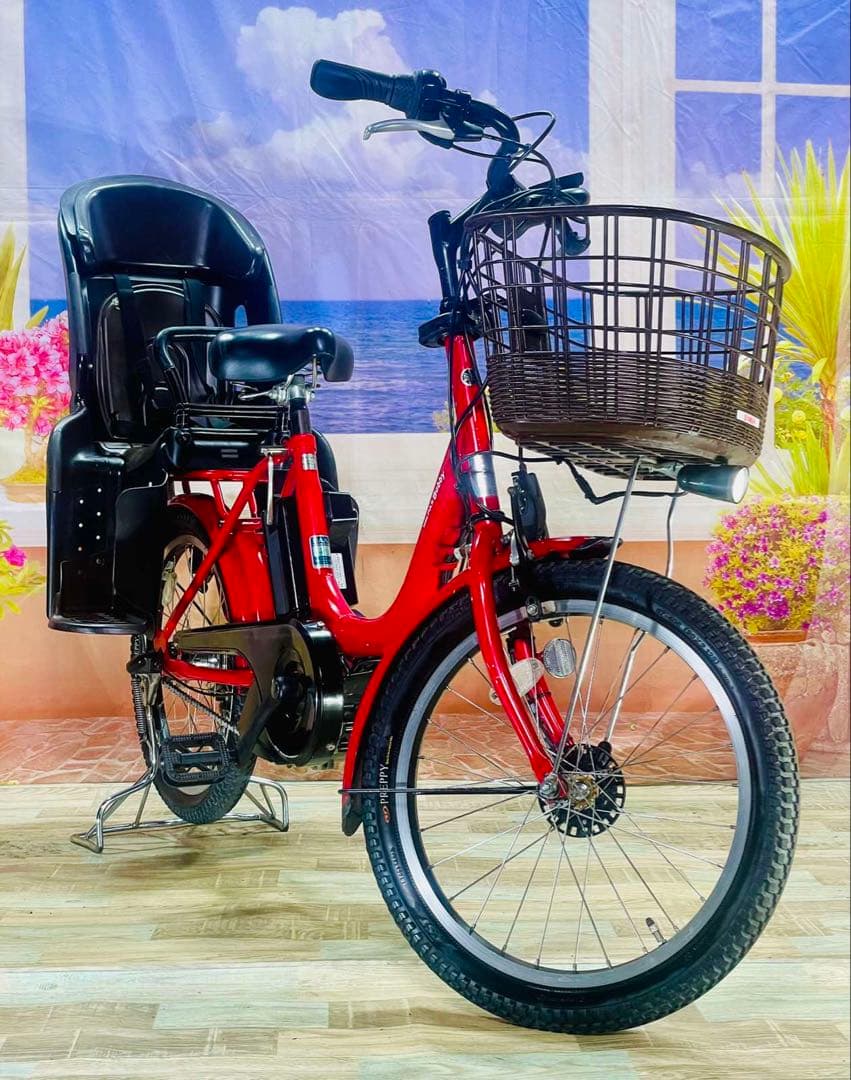 人気モデル！パスバビー12AH⭐️ヤマハ子供乗せ電動自転車Y3293