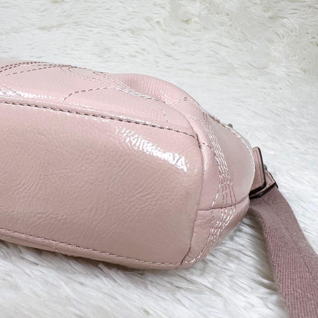 コーチ ワンショルダー アクセサリーポーチ シグネチャー 2way ピンク