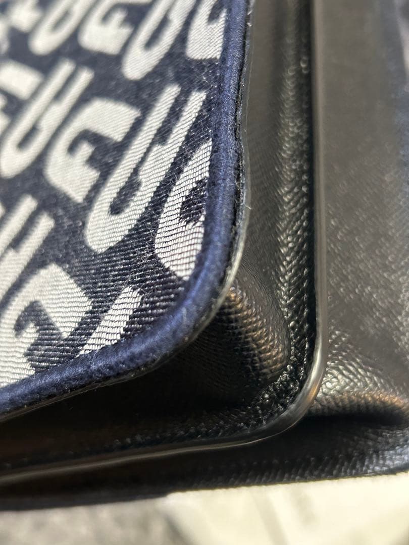 FURLA ショルダーバック　デニム　ネイビー　フルラ　ベラ